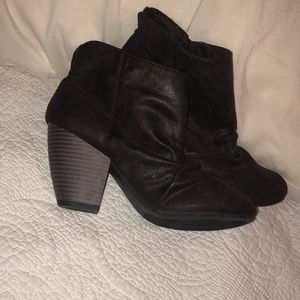 Brown booties